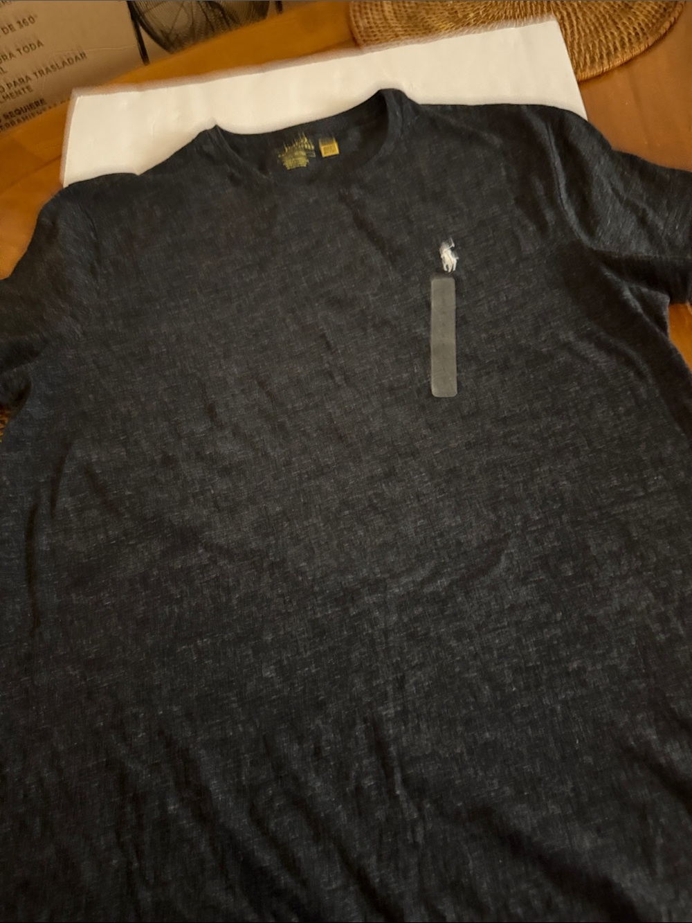 Ralph Lauren Heathered black/gray Short Sleeve Crew Tee